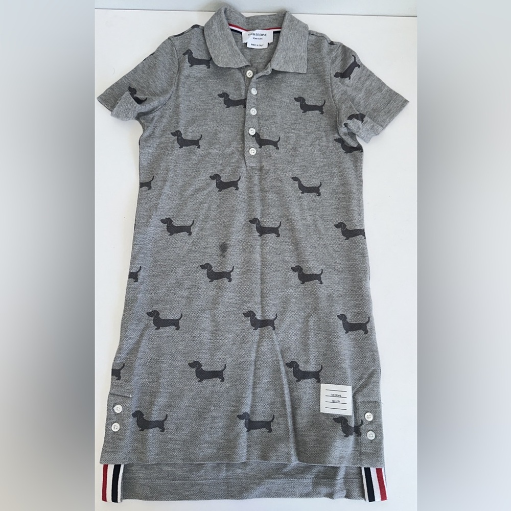 Thom Browne , polo dress in Grey